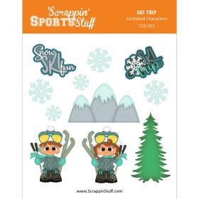Cardstock Characters - Ski Trip Cardstock Characters - Ski Trip