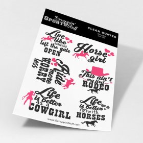 Clear Quotes - Cowgirl Clear Quotes - Cowgirl