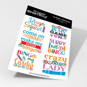 Clear Quotes - Crazy Bingo Lady Clear Quotes - Crazy Bingo Lady