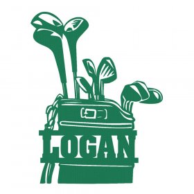 Custom Golf Bag Title Custom Golf Bag Title