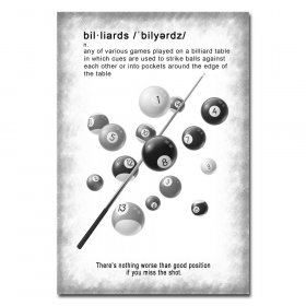 Definition Card - Billiards Definition Card - Billiards