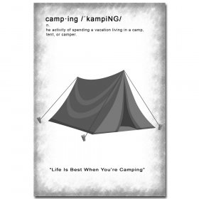 Definition Card - Camping Definition Card - Camping