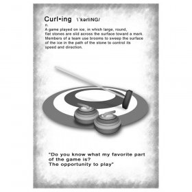 Definition Card - Curling Definition Card - Curling