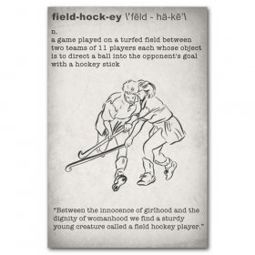 Definition Card - Field Hockey Definition Card - Field Hockey