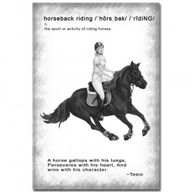 Definition Card - Horseback Definition Card - Horseback