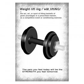 Definition Card - Weightlifting Definition Card - Weightlifting