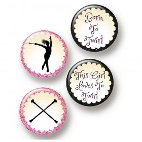Flair Buttons - Born to Twirl Flair Buttons - Born to Twirl