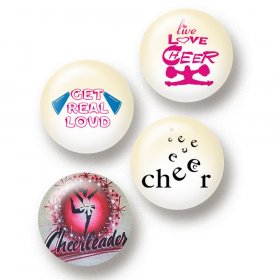 Flair Buttons - Cheerleader Flair Buttons - Cheerleader
