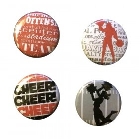 Flair Buttons - Cheer Flair Buttons - Cheer