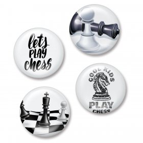 Flair Buttons - Chess Flair Buttons - Chess