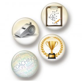 Flair Buttons - Coach Flair Buttons - Coach