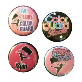 Flair Buttons - Color Guard Flair Buttons - Color Guard