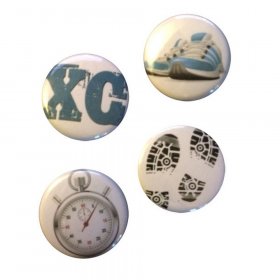 Flair Buttons - Cross Country Flair Buttons - Cross Country
