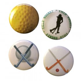 Flair Buttons - Field Hockey Flair Buttons - Field Hockey
