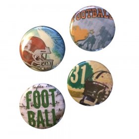 Flair Buttons - Football Flair Buttons - Football