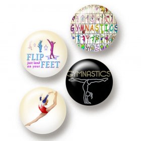 Flair Buttons - Gymnast Flair Buttons - Gymnast