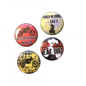 Flair Buttons - Motocross Flair Buttons - Motocross