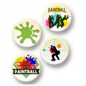 Flair Buttons - Paintball Flair Buttons - Paintball