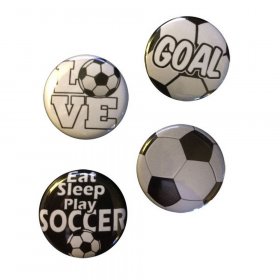 Flair Buttons - Soccer Flair Buttons - Soccer