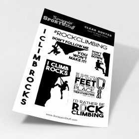 Clear Quotes - Love to Rock Climb Clear Quotes - Love to Rock Climb