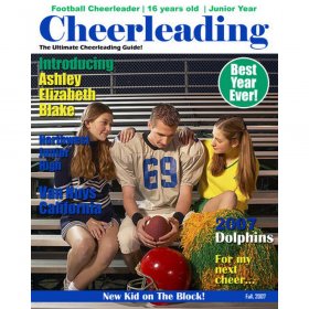 Magazine Cover - Cheerleading Magazine Cover - Cheerleading