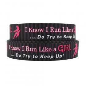 Q&N Ribbon - Run Like a Girl Ribbon Q&N Ribbon - Run Like a Girl Ribbon