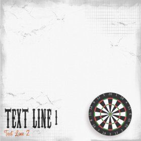 Custom Scratched Darts Paper Custom Scratched Darts Paper