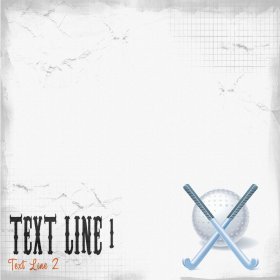 Custom Scratched Field Hockey Paper Custom Scratched Field Hockey Paper