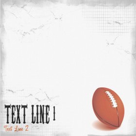 Custom Scratched Football Paper Custom Scratched Football Paper