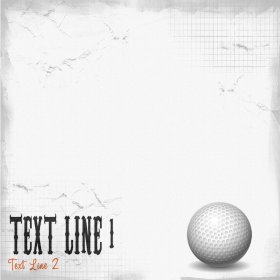 Custom Scratched Golf Paper Custom Scratched Golf Paper