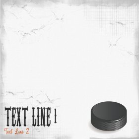 Custom Scratched Hockey Paper Custom Scratched Hockey Paper