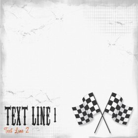 Custom Scratched Racing Paper Custom Scratched Racing Paper