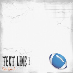 Custom Scratched Rugby Paper Custom Scratched Rugby Paper
