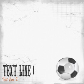 Custom Scratched Soccer Paper Custom Scratched Soccer Paper