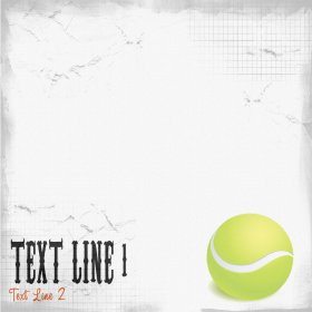 Custom Scratched Tennis Paper Custom Scratched Tennis Paper