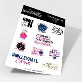 Clear Quotes - Volleyball Clear Quotes - Volleyball