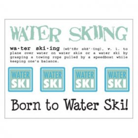 SRM - Say It With Stickers - Waterskiing SRM - Say It With Stickers - Waterskiing