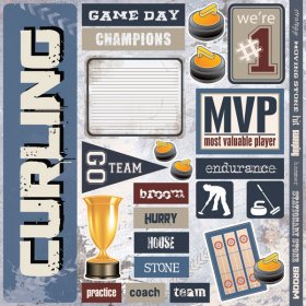 Stamping Station - Curling Extreme 12x12 Sticker Stamping Station - Curling Extreme 12x12 Sticker