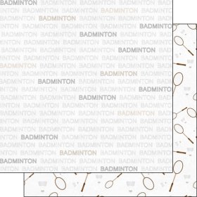 Stamping Station - Badminton Addict 1 Paper Stamping Station - Badminton Addict 1 Paper