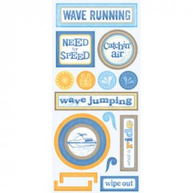 Stamping Station - Wave Running Sticker Stamping Station - Wave Running Sticker
