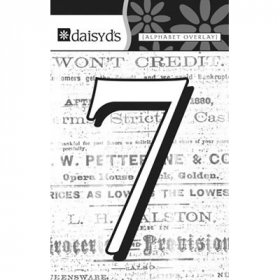 Daisy D's - Transparent Overlay - Number 7 Daisy D's - Transparent Overlay - Number 7