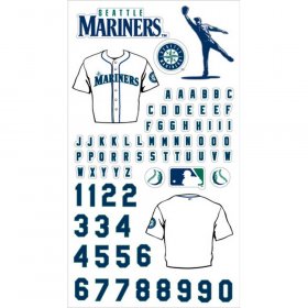 MLB - Mariners Flat Stickers