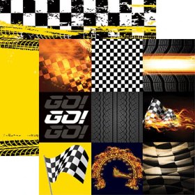 Reminisce - Racing Wheels Paper Reminisce - Racing Wheels Paper